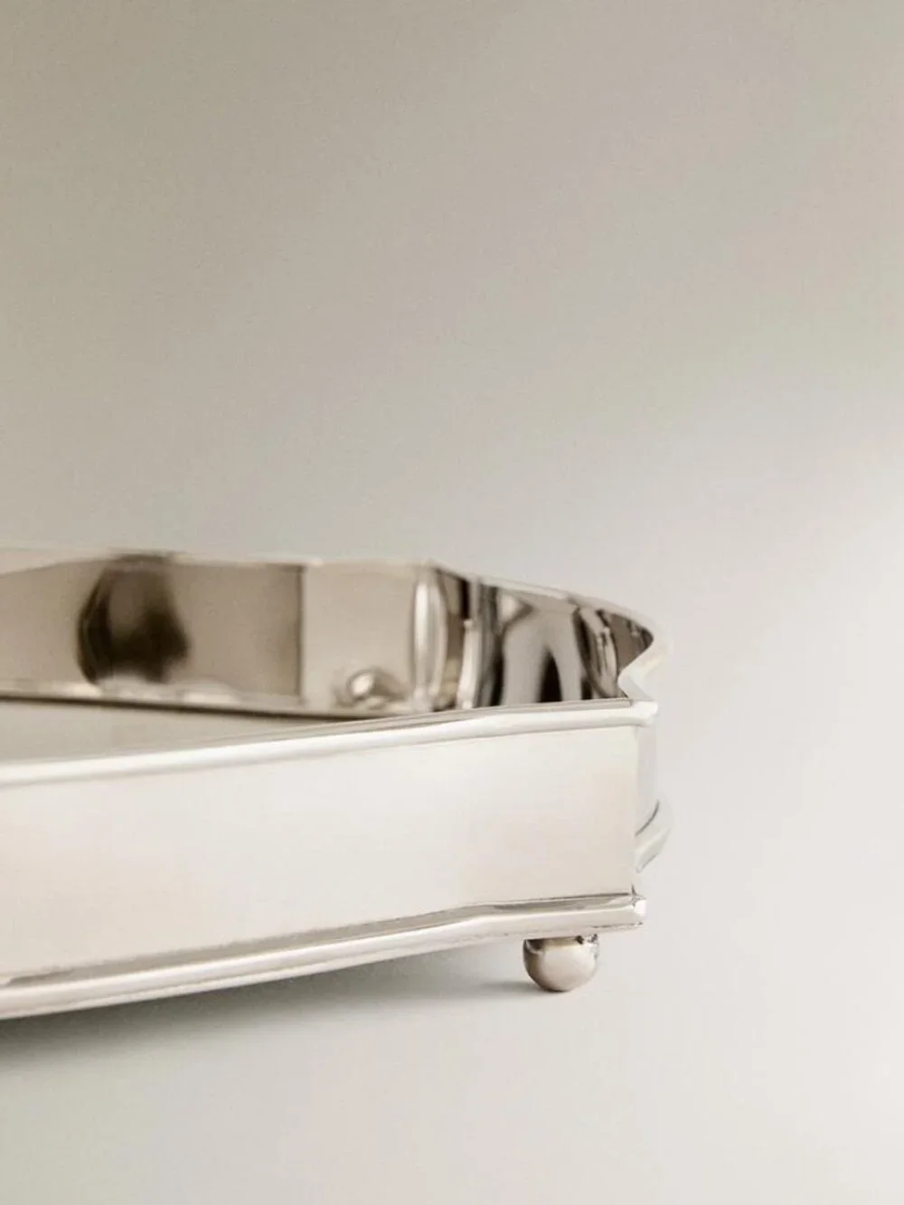 Zara Silver Tray - Large Only